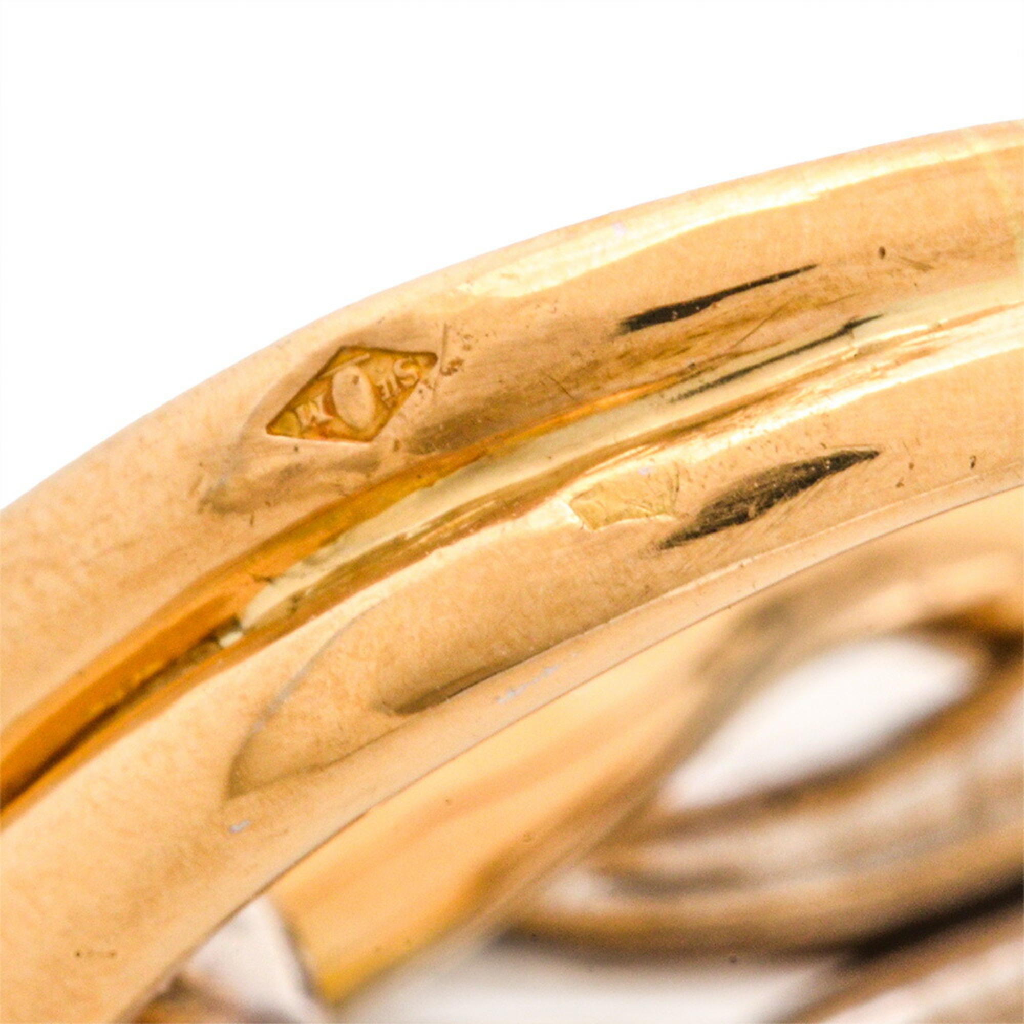 Cartier Infinity Ring, size 10, 18K Yellow Gold, 14.0g, 18KWG Gold and ...