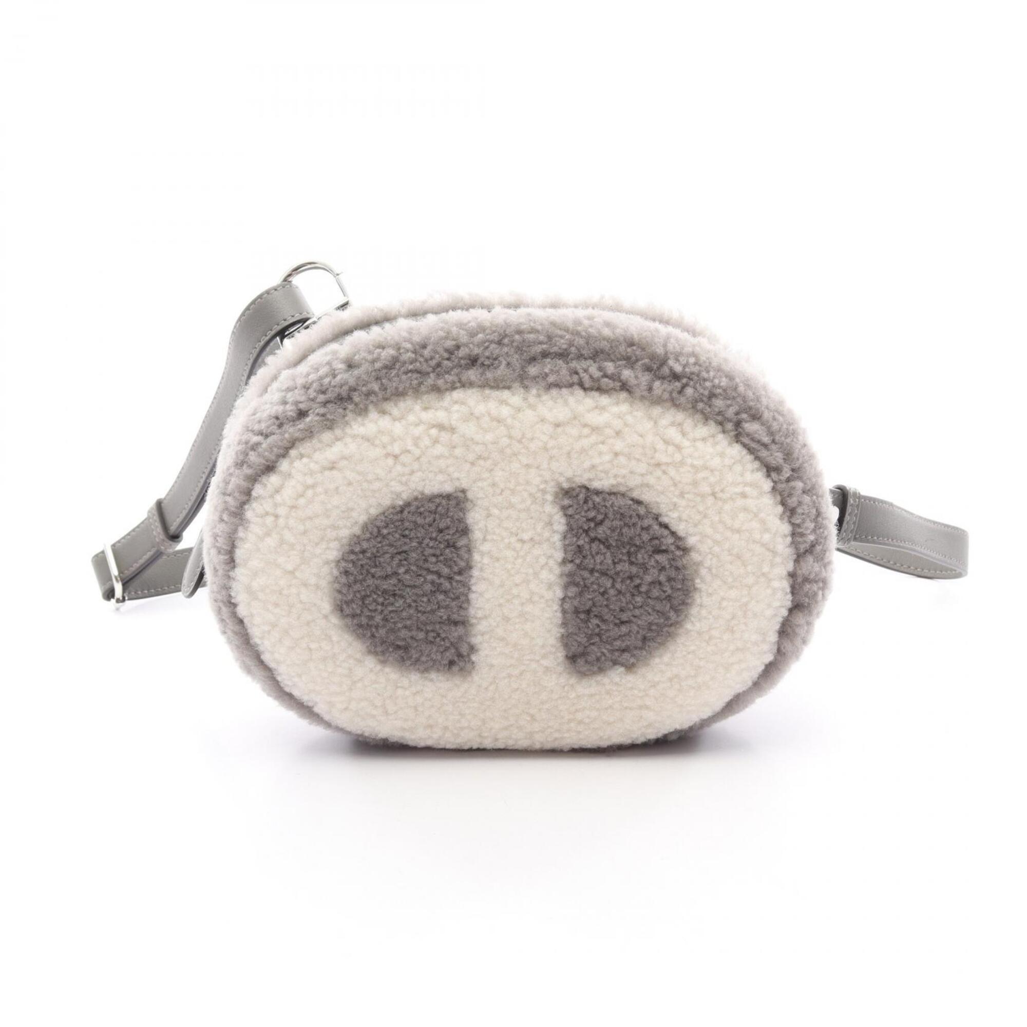 Hermes In the Loop Ecru Grismeyer Waist Bag/Handbag, Sheepskin/Veau Swift Leather, Women’s, Ivory/Gray