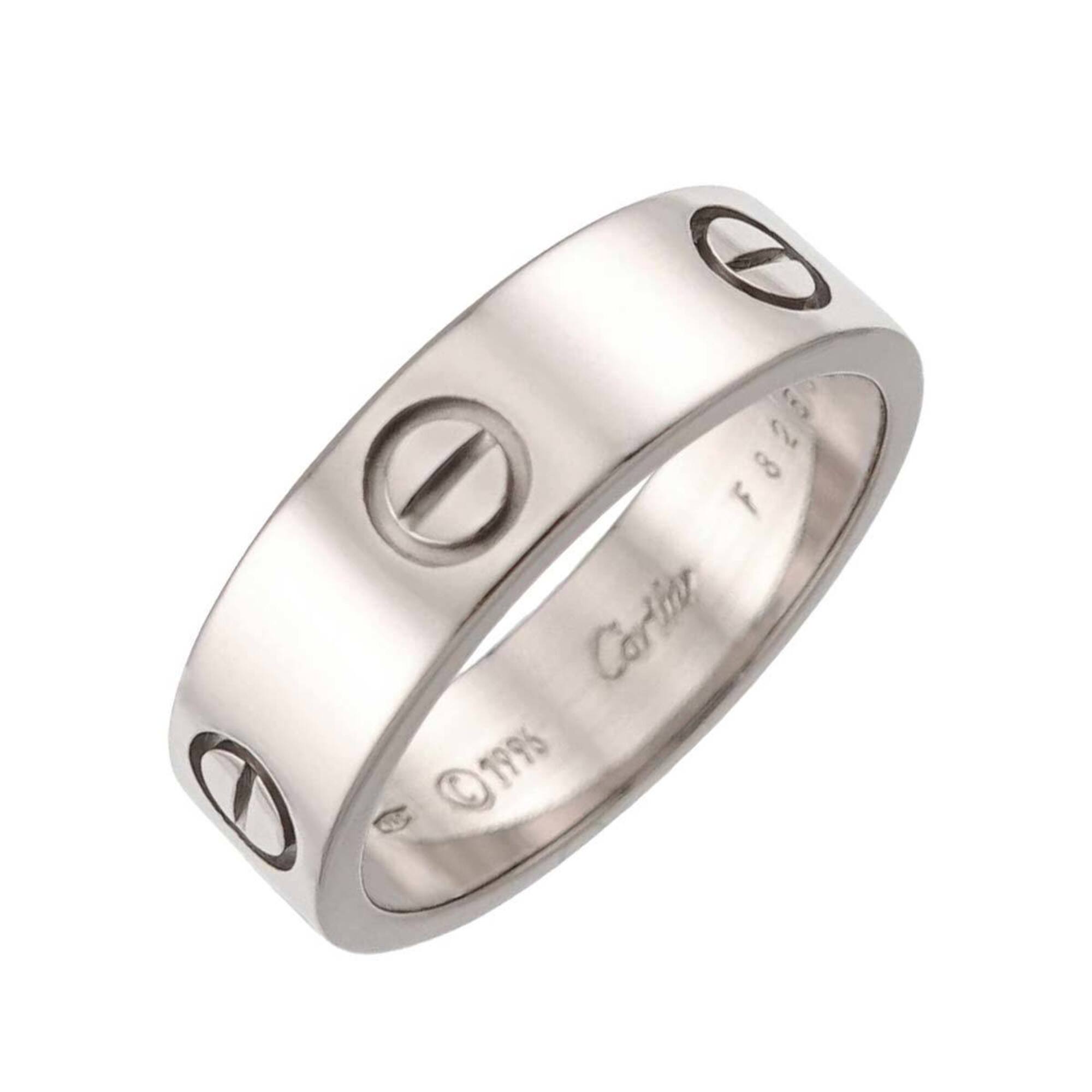 Cartier Love Ring #59, 18K White Gold (750) | Pre-Owned | Chrono6538