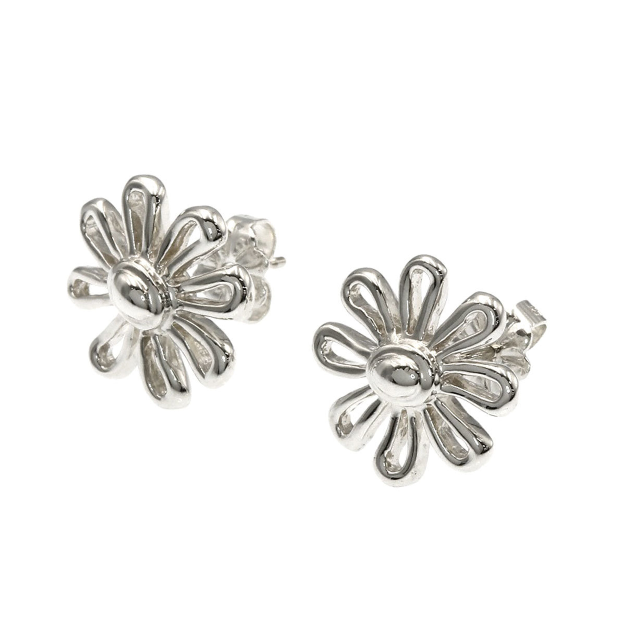 Tiffany & Co. Daisy Earrings, Silver/14K White Gold, Women’s.