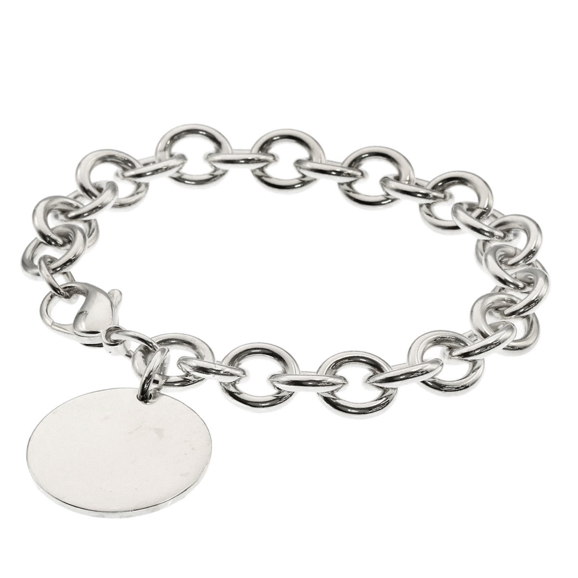 Tiffany & Co. Return to Round Tag Bracelet, Silver, Women’s.