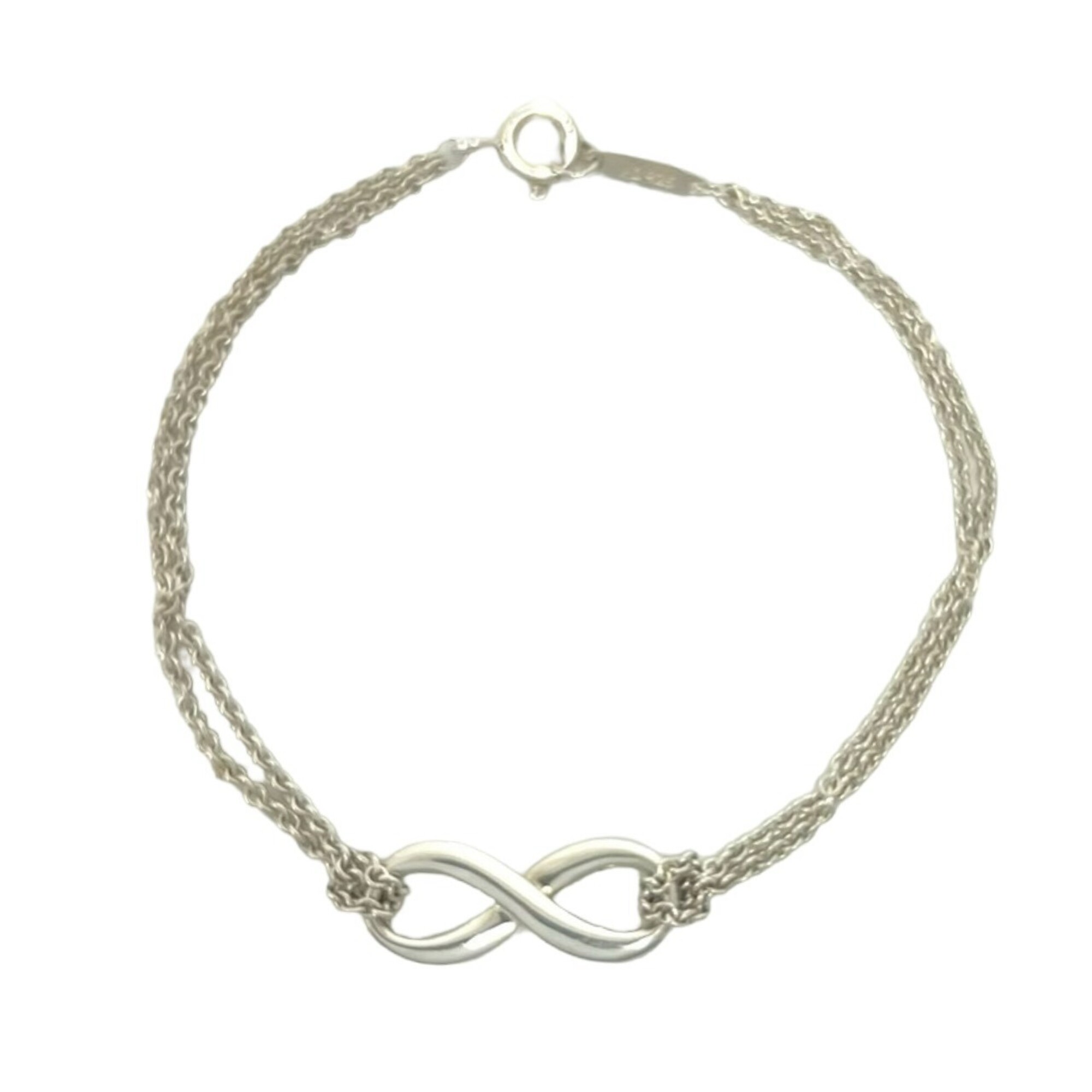 Tiffany&Co. Tiffany Vintage Infinity Bracelet, Sterling Silver 925 Chain Accessory, Silver, Item Number 29853