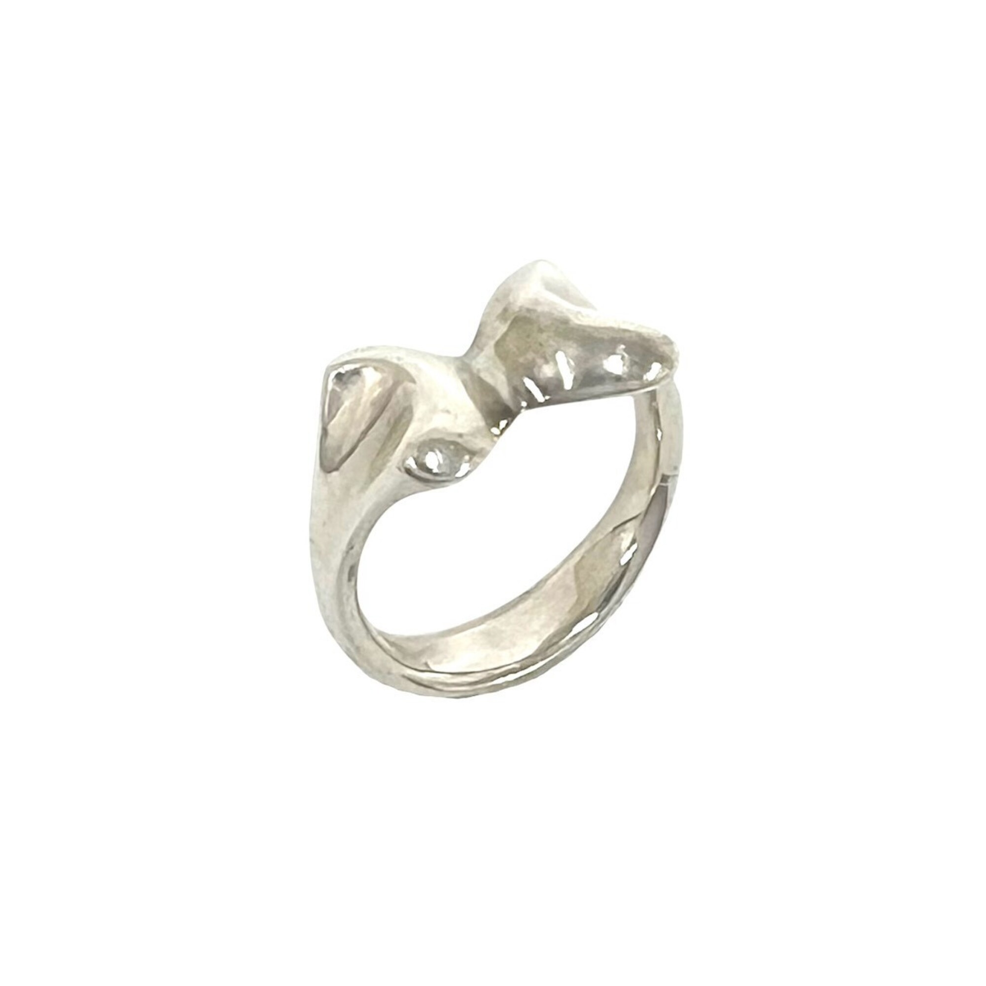 Tiffany&Co. Tiffany Vintage Ribbon Ring, Sterling Silver 925, Accessory, 85668