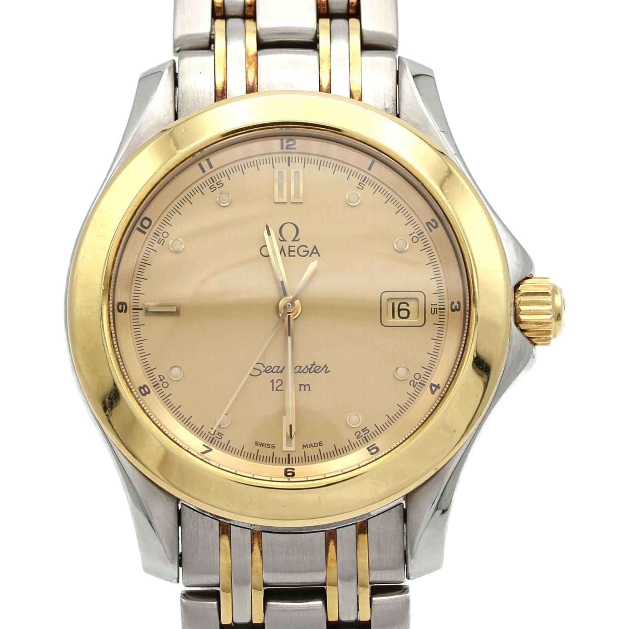 Omega Seamaster 120 36mm 2311.10 Men’s Watch, Steel & Yellow Gold, Gold Dial