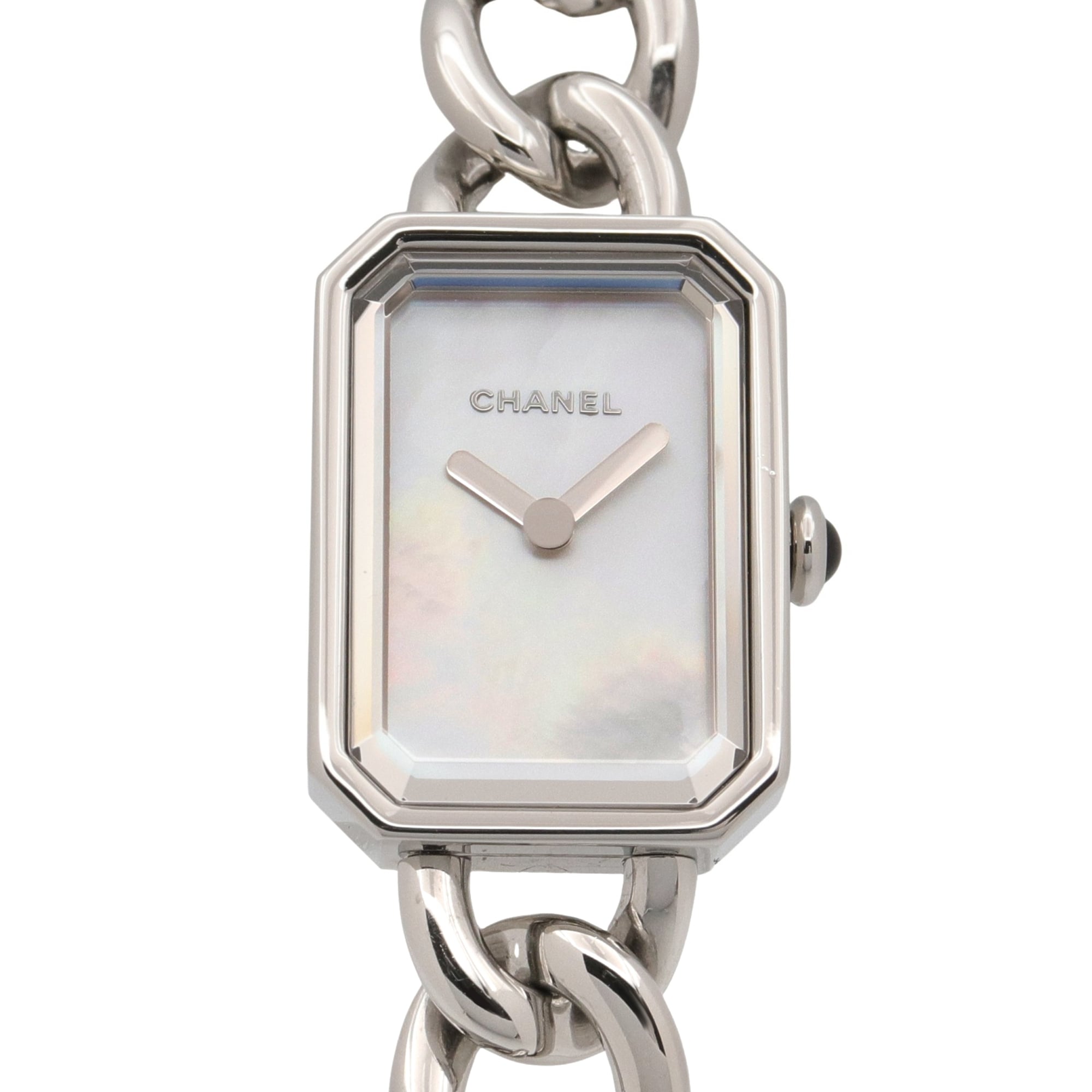 Chanel Première 15.6mm H3249 Ladies’ Watch, Stainless Steel, Mother-of-Pearl Dial