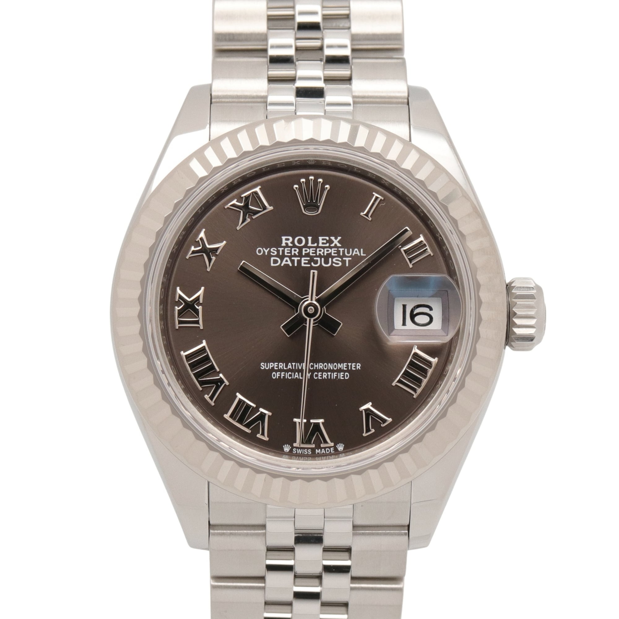 Rolex Lady-Datejust 28mm 279174 Ladies’ Watch, Steel & 18K White Gold, Grey Dial