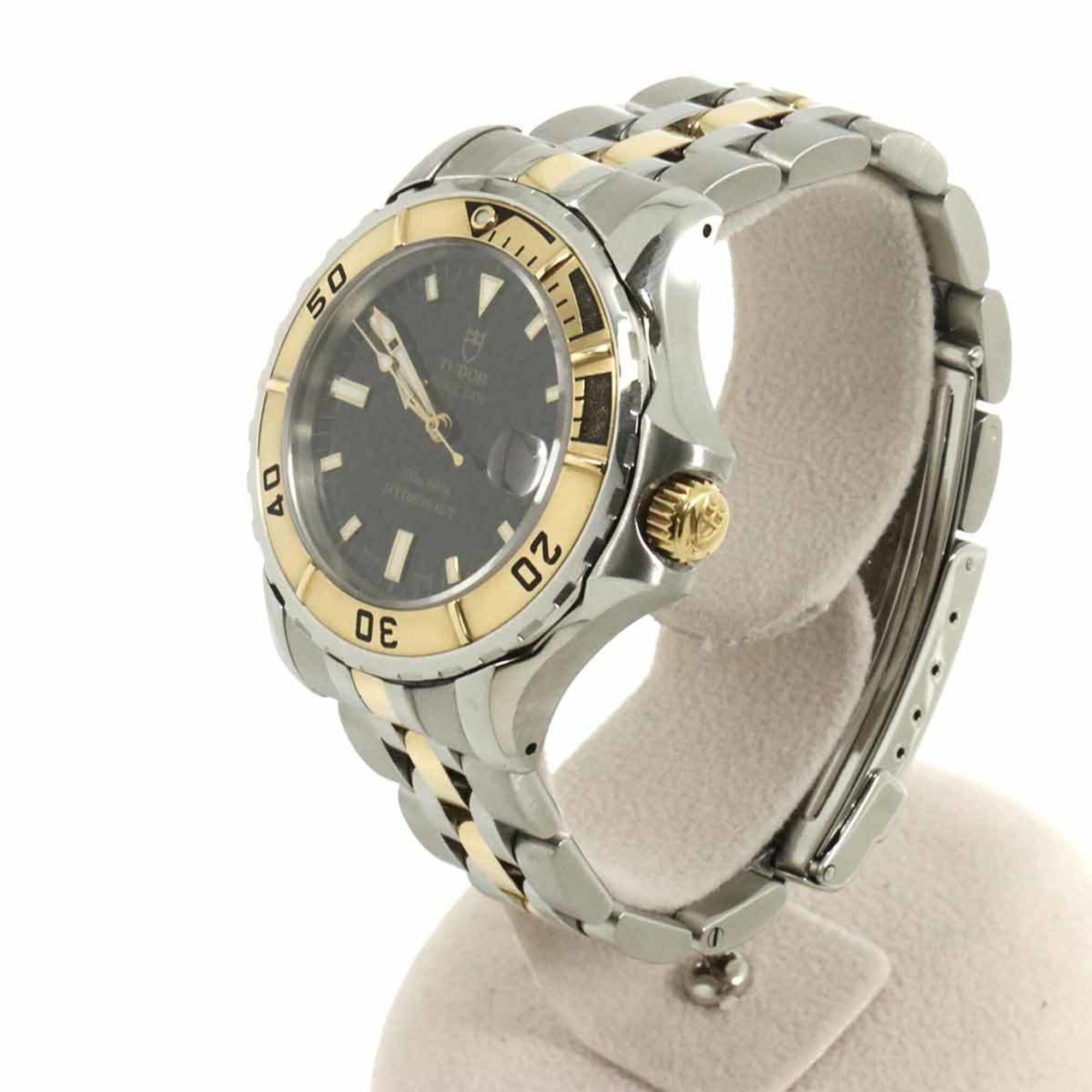 Tudor Hydronaut 85193P Boys’ Watch, Black/YG Yellow Gold, Automatic Movement